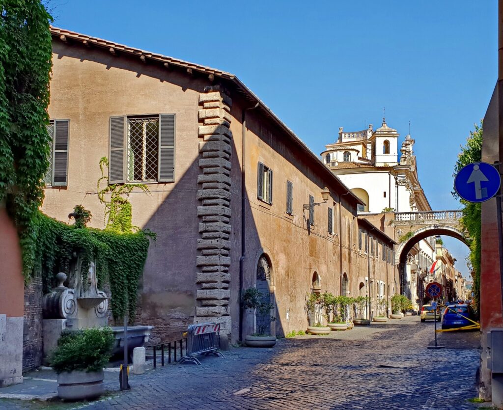 Via Giulia vicino Campo de' Fiori